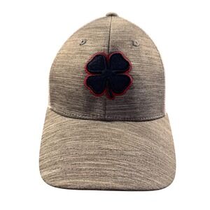 Black Clover Live Lucky Gray White Trucker Hat Fallen Oak Golf Fitted Cap S/M